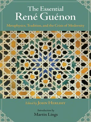 cover image of The Essential Rene Guenon